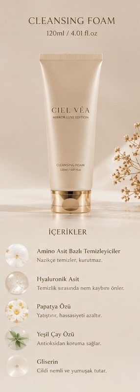 CIEL VÉA Cleansing Foam — ürün ve içerikleri